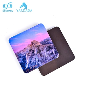 2018 Wholesale printing landscape map logo and lamination fridge magnets
