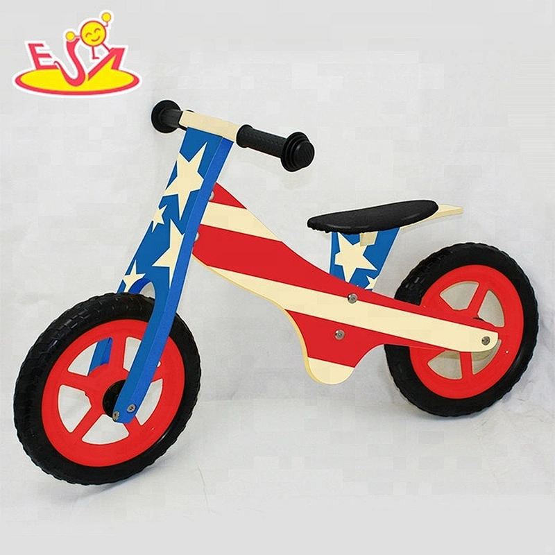 wholesale high quality wooden push along bike for children W16C124
