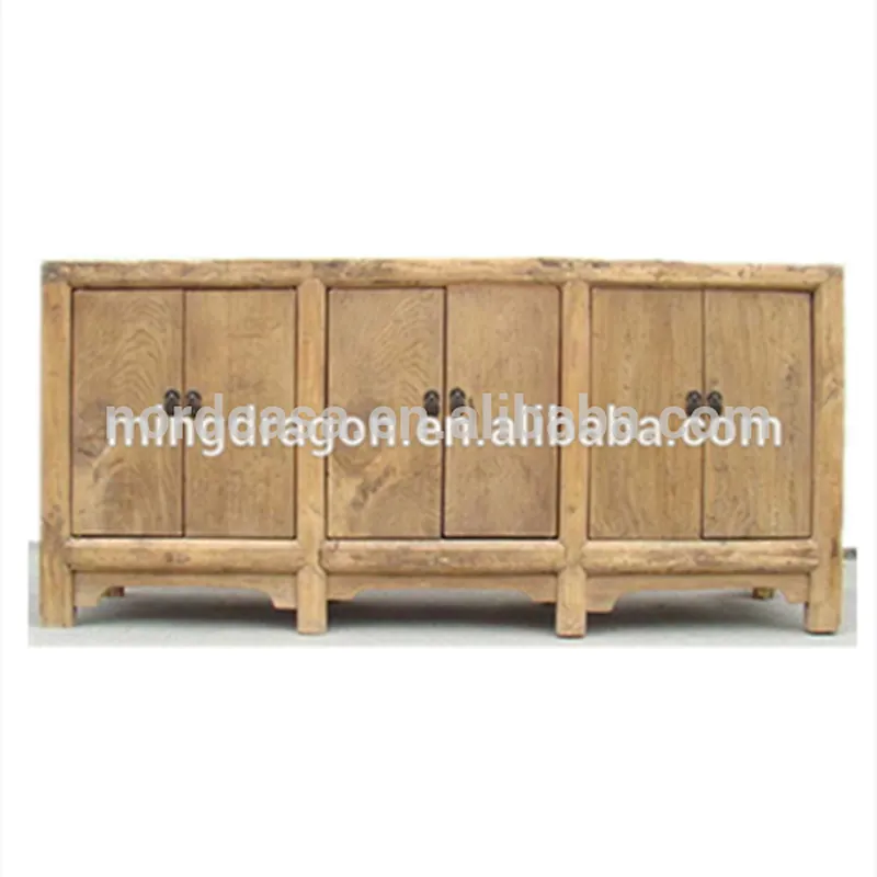 Chinese antique natural recycle wood bleached cabinet,Pine antique furniture