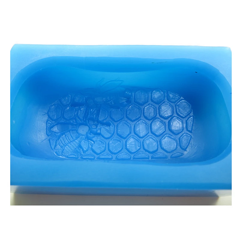 Bee Honeycomb Soap mold Oval honeycomb Handmade soap silicone Molds