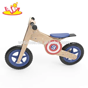 Wholesale new fashion wooden toddler balance bike early learning wooden toddler balance bike W16C181
