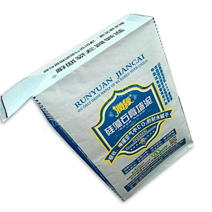 Sell well 25kg laminated pp woven cement bag with tile adhesive,dry mortar,wall putty powder