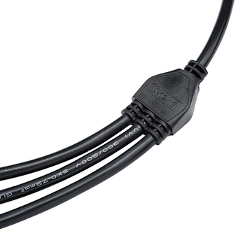 4 Pins Y Type Waterproof Connector 1 To 3 1 To 4 Cable Splitter