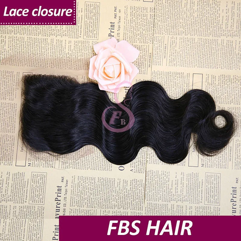 Alibaba express brazilian human virgin true glory hair body wave closure with wholesale price