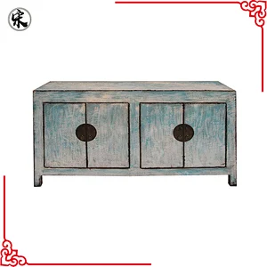 chinese antique reproduction solid wood pine lacquer oriental furniture
