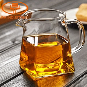 350 ml  cheap glass tea cups with 304 stainless steel filter
