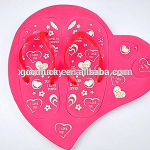 2017 new design gifts flip flops chop board slipper