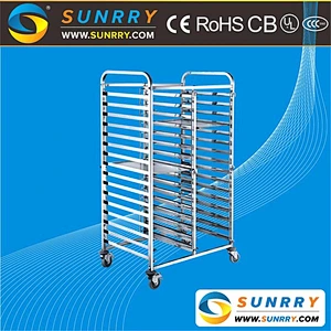 Food Serving Trolley/Aluminum Trolley Case/Trolley Supplier (SY-TR215B SUNRRY)