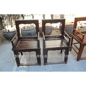 Chinese Antique Dining Chairs Carved Armchair