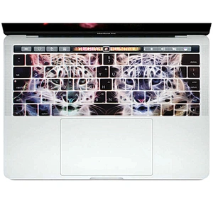 New stylish design silicone korean keyboard protective skin for Macbook pro 13 With Touch Bar,korean keyboard cover