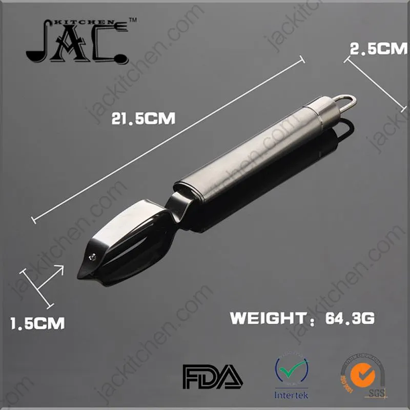 Bulk Practical Stainless Steel 3 In 1 Blade Peeler