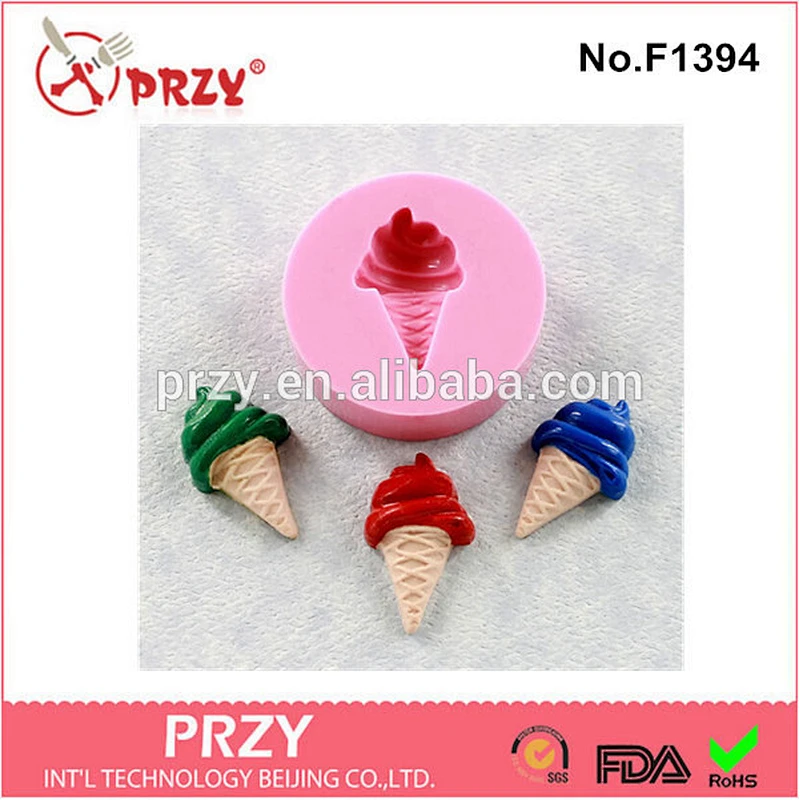 F1394 ice cream shape silicone cake mold soup mold silicone ice cream fondant mold
