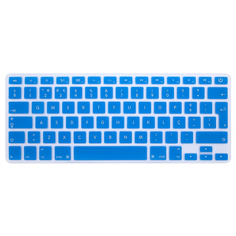 Silicone Portuguese Keyboard skin custom silicone keyboard cover keyboard protector For Macbook Pro 13 Without Touch Bar A1708