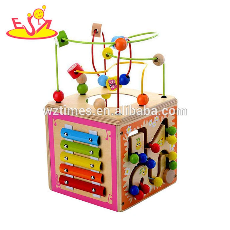2018 großhandel baby hölzernen spielwürfel neueste kinder hölzernen spielwürfel mode kinder hölzernen spielwürfel W11B122