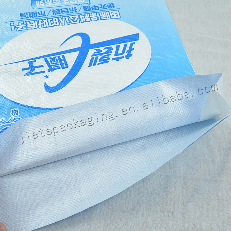 Construction industrial use white plastic pp woven cement packaging bag 20kg 25kg for mortar,wall putty,gypsum powder