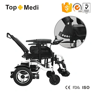 Rehabilitation Therapy Supplies 150kgs load bearing heavy duty power electric wheelchair for disabled people