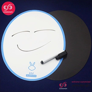 Round cartoon refrigerator message kids erasable whiteboard marker custom design only