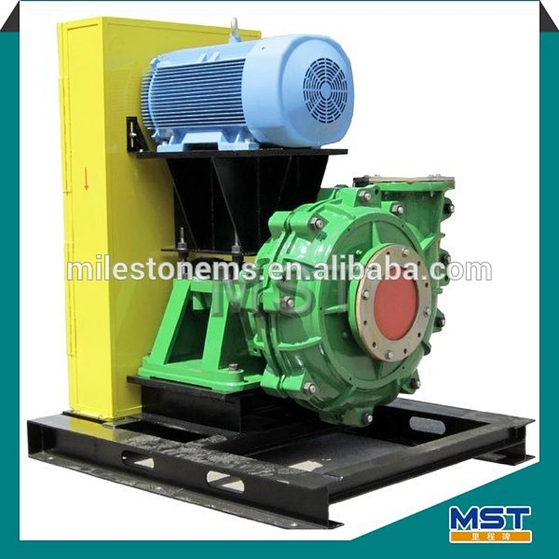 Belt drive large mining gravel slurry pump