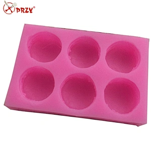 Macaron 6 cavity soap mold silicone mold for cake decoration food grade silicone soap mold