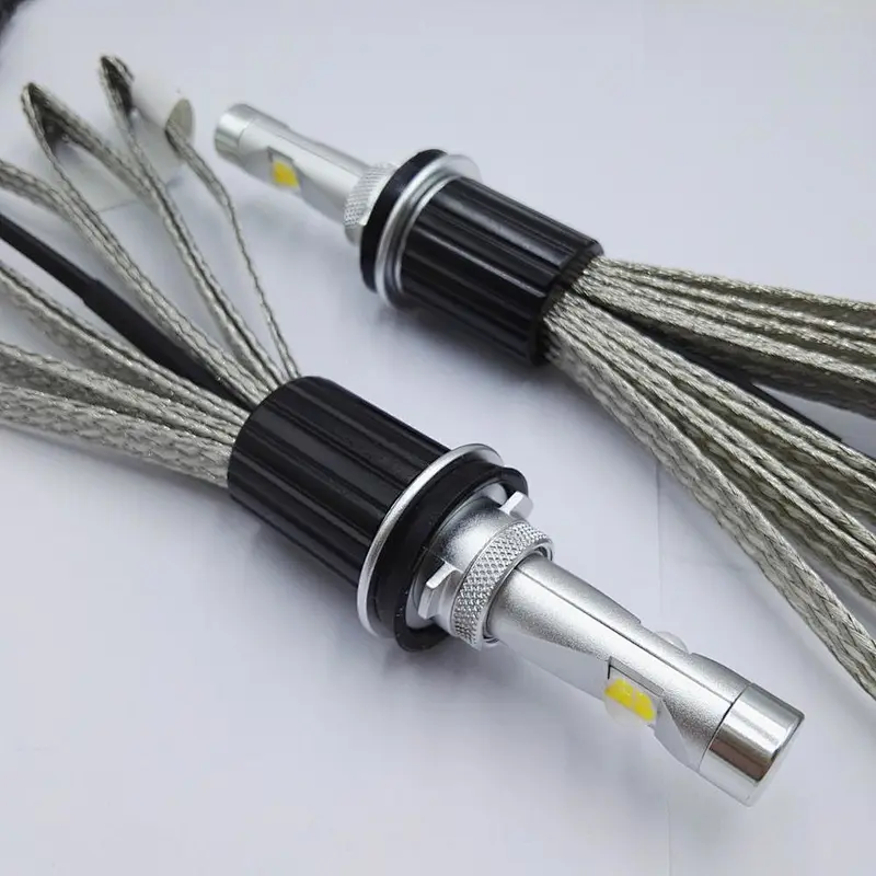 motorcycle light L7 H4 Car LED Headlight 6600lm XHP70 60w LED Headlight kit H7 H11 9005 4300K 6000K
