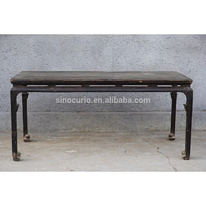 Chinese antique table dinning table set 6 chairs wholesale furniture china