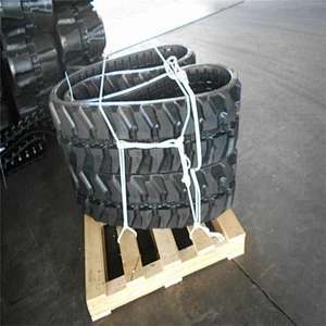 MINI crawlers excavator undercarriage rubber track 260*109*37 for sale