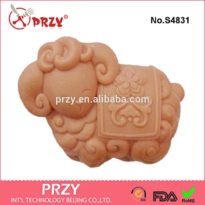 S4831 Zodiac sheep handmade soap mold slicone mold for soap silicone animal soap mold
