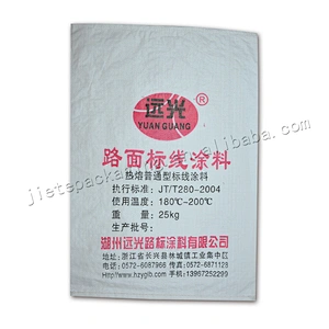 25kg white plain empty plastic pp woven cement bag for dope off