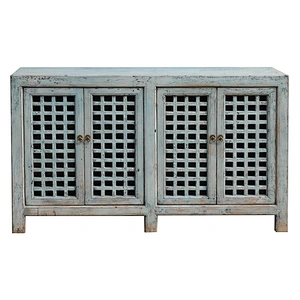 chinese antique reproduction reclaimed wood side cabinet buffet furniture