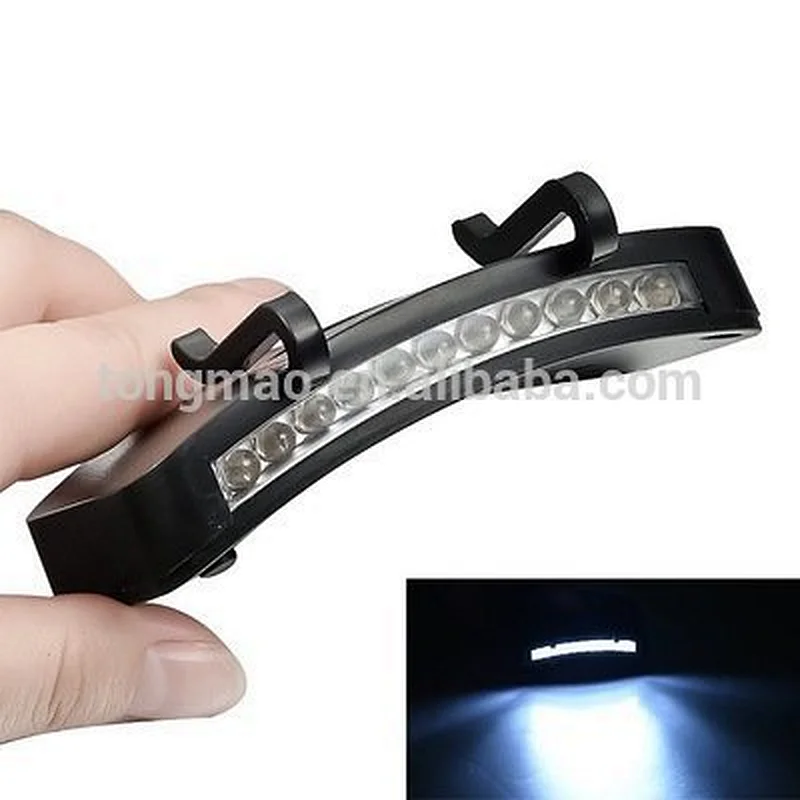 Cycling Hiking LED Light Lamp Baseball Cap Clip-on hat