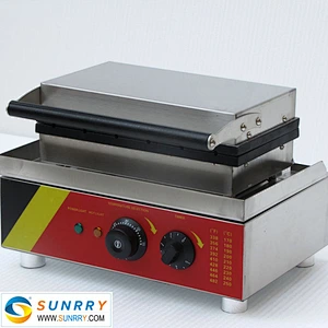 Stainless steel electric 9 hole waffle grill and waffle making machine for sale