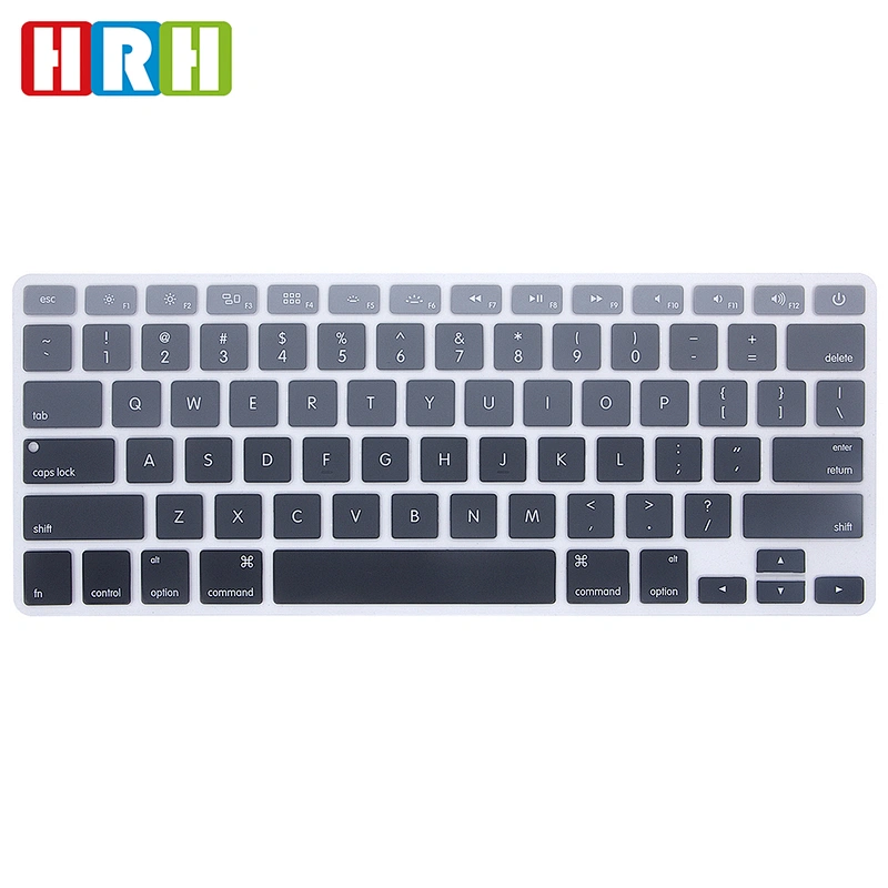Rainbow Pattern Design Silicone US Keyboard Protector Cover Skin for Macbook Pro Air Retina 13 15 17