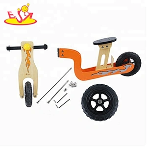 Wholesale kids wooden balance bike for early learning W16C056