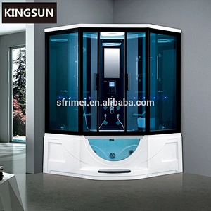 Freestanding Hot Bathroom Enclosed Double Steam Shower Room With Shower Head