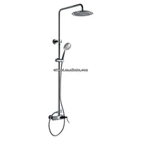 Wall Mounted Dual Handles Bathroom Shower Faucets Showerhead Set KL-8164