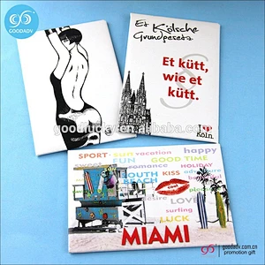promotional tin fridge magnet sticker souvenir fridge magnet