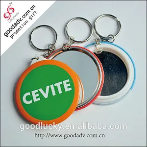 Unique promotional products metal mirror key ring