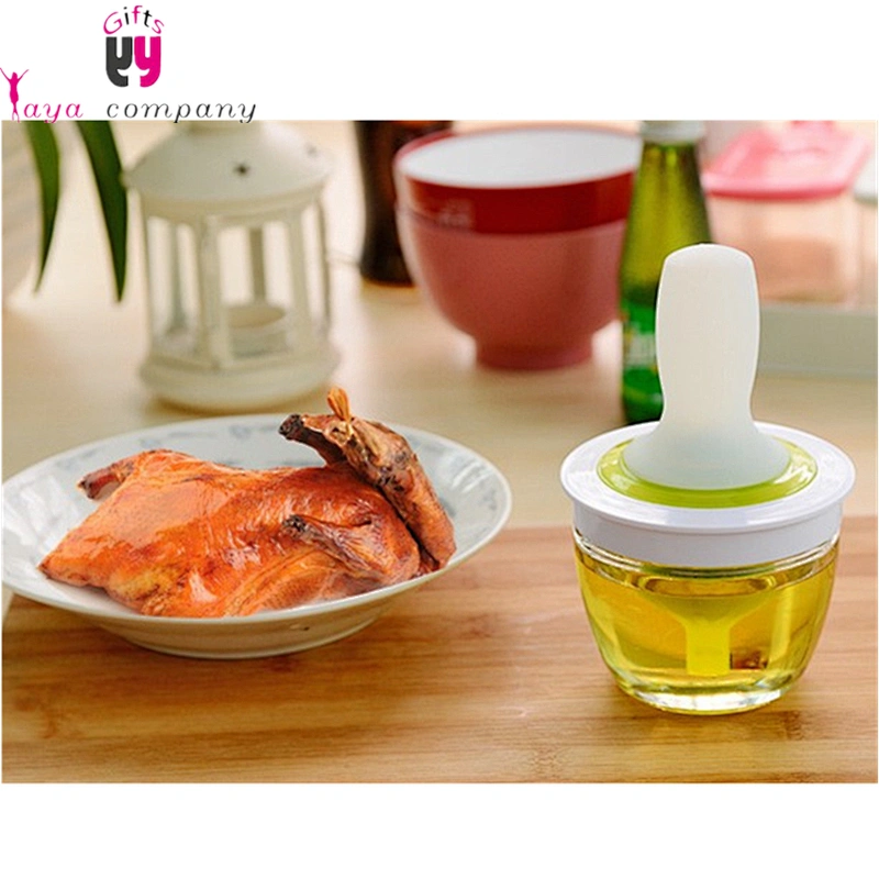 Kitchen Tools Basting Set Bottle Infuser Olive Kitchen Silicone Cooking Oil Brush