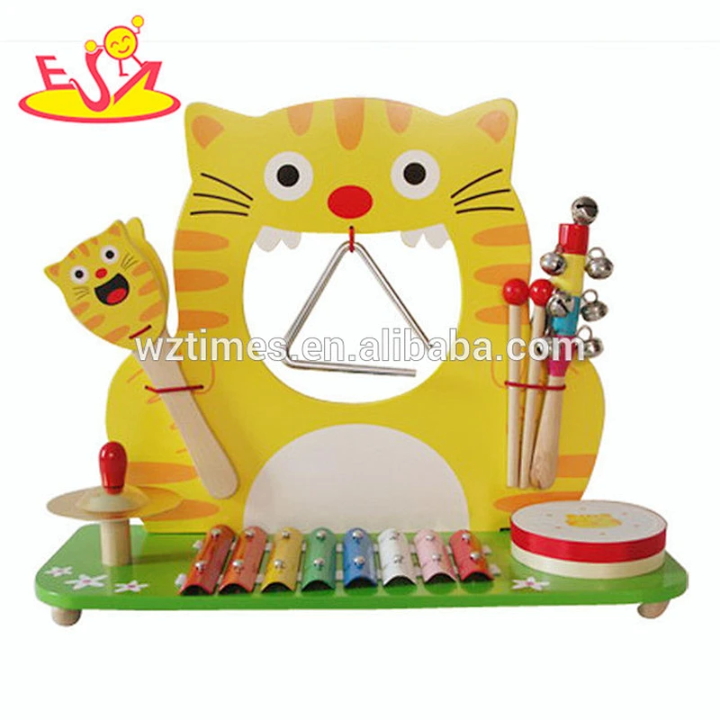 New hottest knock sound wooden musical baby toys for beating W07A123