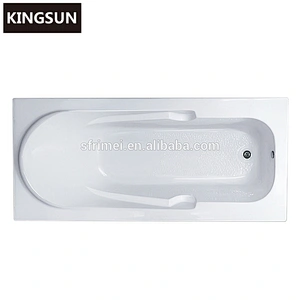 Chinese Supplier Low Price Free-Standing Drop In Acrylic Soaking Baths For Hotel