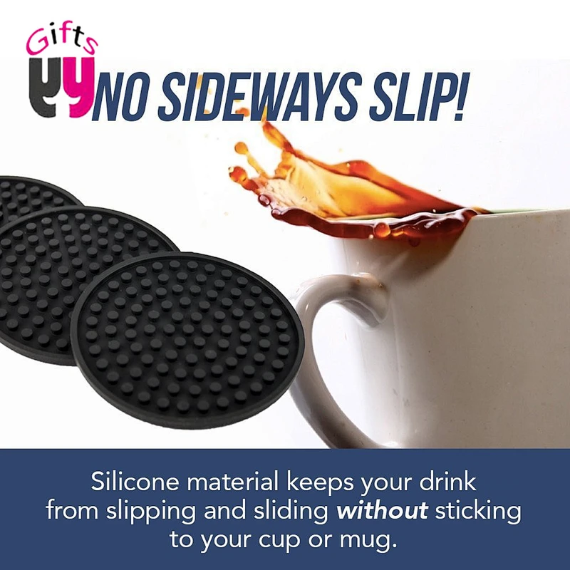 top quality silicone cup coaster for promotion