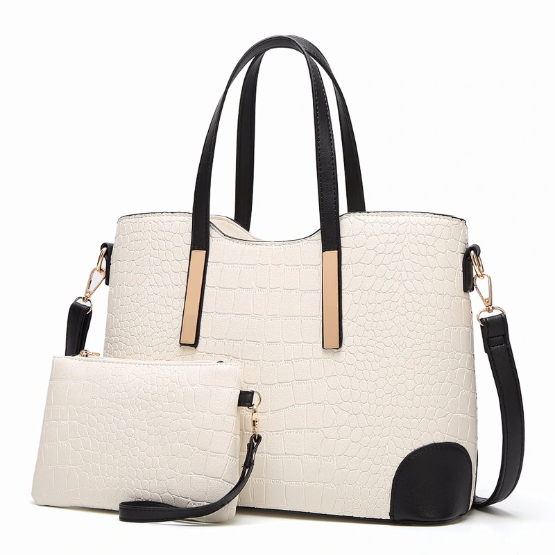 Vintage Brown Leather Tote Bag Women's Designer Handbags