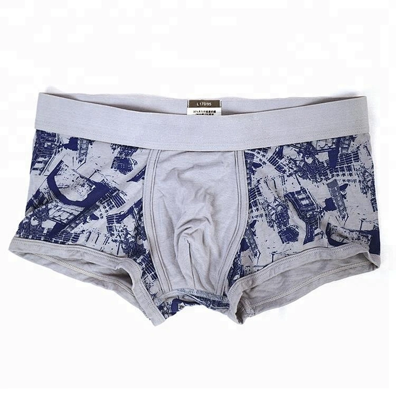 Hot sale low-waistline man underwear men cotton boxer briefs