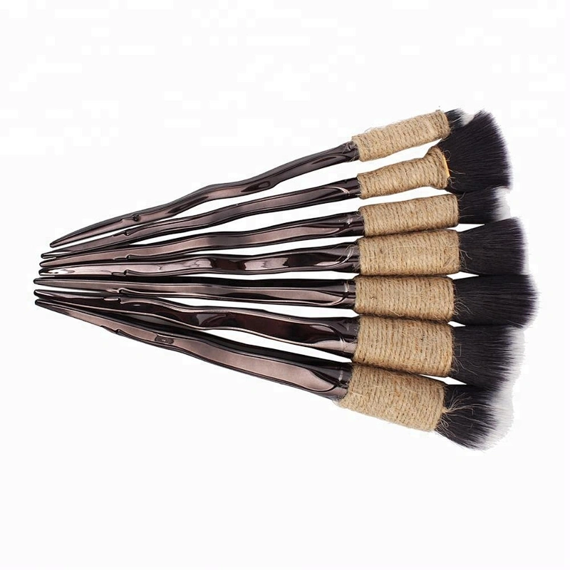 Ms custom winding 7pcs make up brush set makeup kit