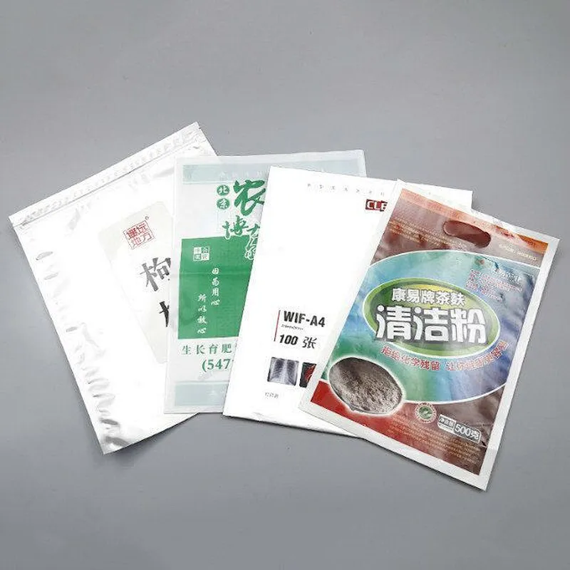 Customized PE bag is used in Chinese wolfberry and fertilizer packaging