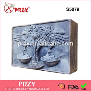 S5079 libra silicone molds Libra 9 Bars Tray silicone soap tray mold
