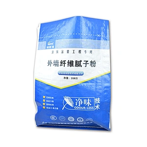 Wholesale pp woven cement bag low price for exterior wall putty 20kg 25kg