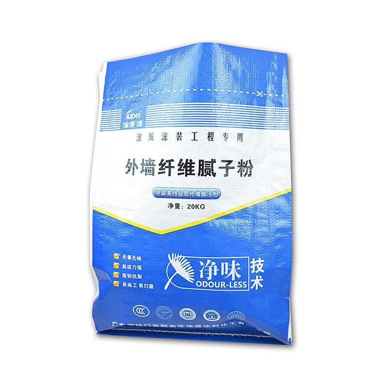 Wholesale pp woven cement bag low price for exterior wall putty 20kg 25kg