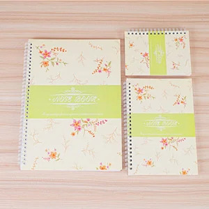 Custom A4 coil spiral binding books student stationery planner exercise craft paper notebook