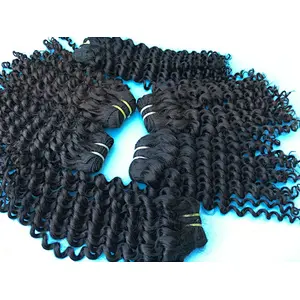 Cheap price top quality No tangle no shedding natural unprocessed mongolian virgin kinky curly hair